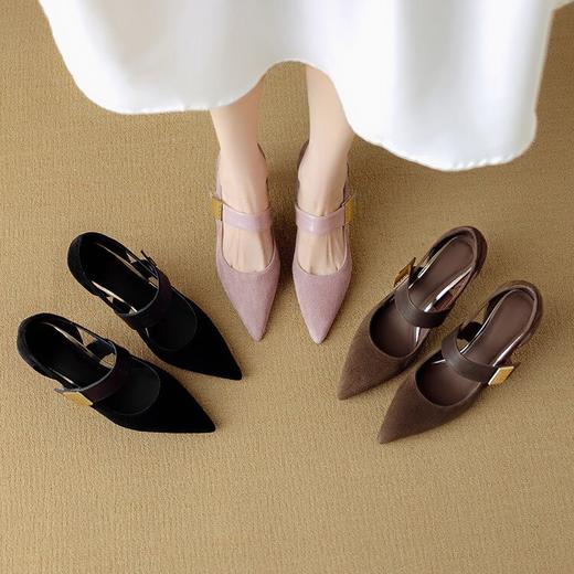 【预售5天】高跟鞋尖头细跟时装鞋浅口低帮四季鞋单鞋DB&M6277 商品图4