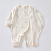【纯棉舒适，宝宝皮肤零压力】新生儿衣服 初生儿和尚服 春秋纯棉无骨 宝宝婴儿连体衣蝴蝶衣哈衣-QQ 商品缩略图2