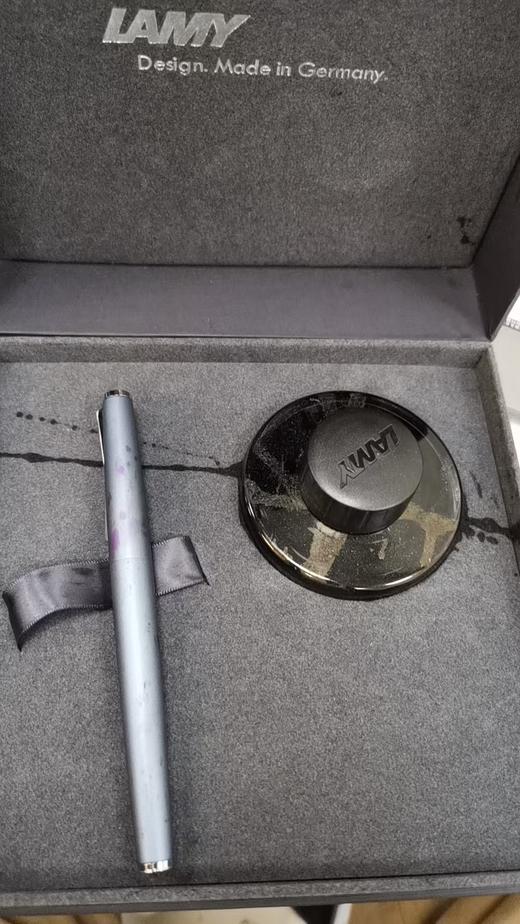 TMLM40244 LAMY 【热销款】凌美演艺高级感墨水笔冰川蓝F钢笔学生练字高档礼盒 商品图4