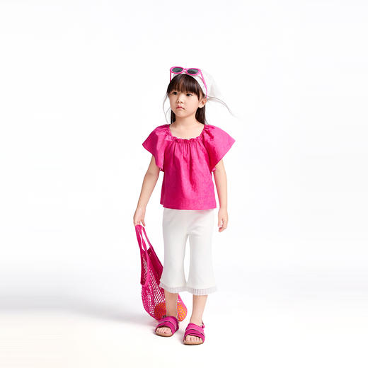 【实体店同款】女童短袖衬衣夏季新款安奈儿童装XG521698 商品图5