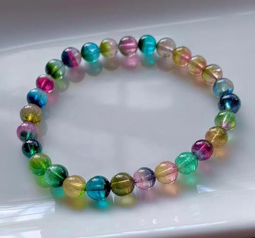 6mm-7mm西瓜碧玺手串 商品图2