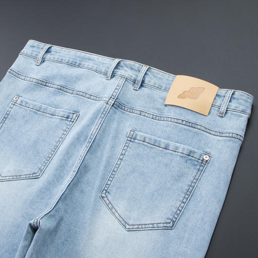 【特大码】【DDA】大依优型大码薄款牛仔裤弹力直筒男宽松大码夏季长裤肥佬300斤 商品图3