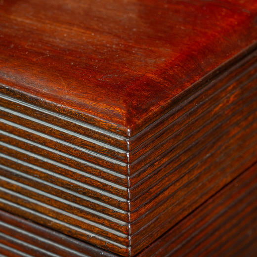 清 紫檀芝麻梗盖盒 商品图3