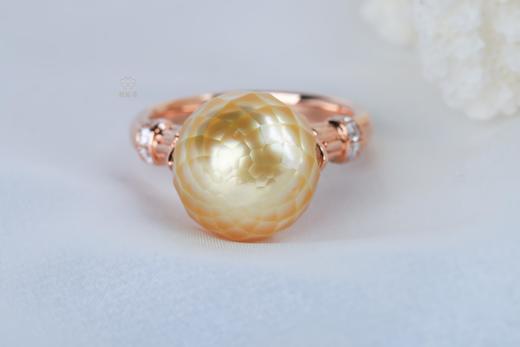 【暖阳】刻面金珠戒 ZZ12501031 商品图5