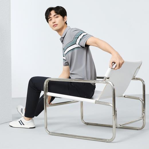 【定位条polo衫】柒牌撞色条纹POLO衫男夏季薄款休闲翻领短袖t恤128T72970 商品图3