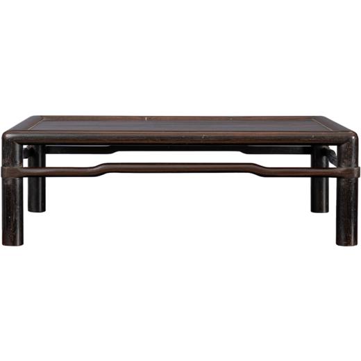 清 红木罗锅枨圆包圆方形器座 商品图5