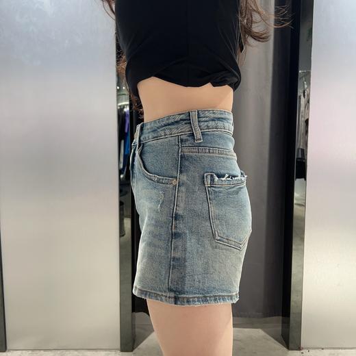 N小标磨破牛仔短裤夏季003712412804 商品图2