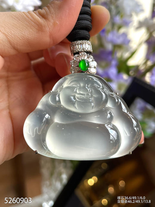 玻璃种佛公吊坠【5260903】具体价格微信咨询 商品图0