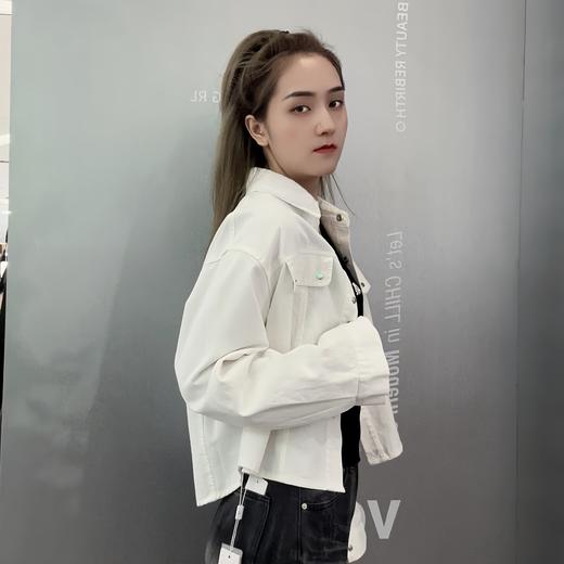 Z 双口袋短款衬衫41225春季025991040128 商品图2