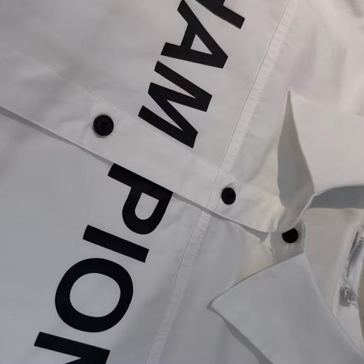 MZ印字母短袖衬衫（白）夏季152060050321 商品图7