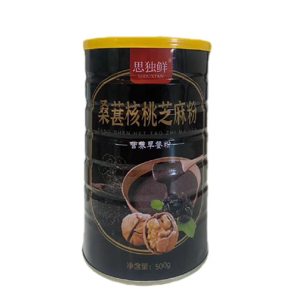 思独鲜桑葚核桃芝麻粉500g/罐