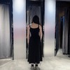 MZ纯色百搭吊带连衣裙（黑）夏季152090030321 商品缩略图1