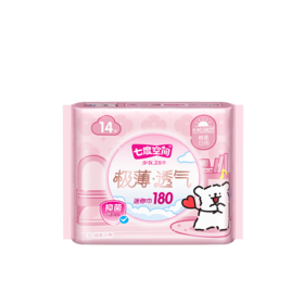 七度空间少女极薄透气180迷你卫生巾14片