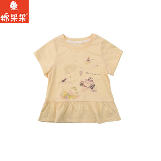 棉果果夏季商场专柜同款女童短袖T恤M222140225295 商品图1