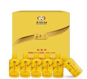 【广报智选自营】贵州茅台经典酱香型「茅鹿源」鹿筋配制酒礼盒装中秋礼125ml*6瓶 53%vol