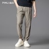 PINLI品立2025夏季新款修身纯色束脚裤男士潮流简约百搭休闲长裤GD252117264 商品缩略图2