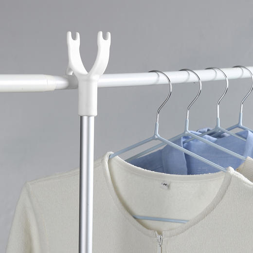 美丽雅晾衣杆 可伸缩撑衣杆金属挂衣杆阳台室内可调节晾衣杆 1只 商品图4