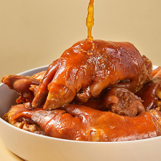 【馋嘴肉食】爆胶猪蹄400g整只袋装酱卤零食 商品图1