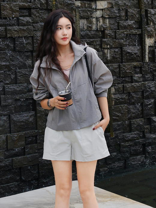 哈瓦塔梭织超薄快干运动短裤 H351110 商品图3