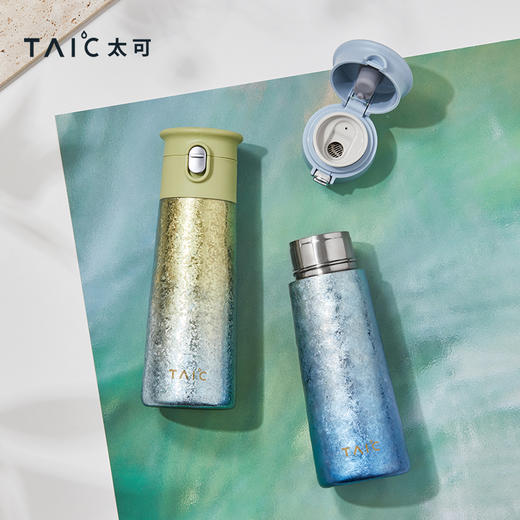 【TAIC 太可】晶彩·弹盖T型杯420ml 商品图1