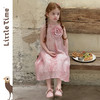 Littletime女童连衣裙夏装2025新款玫瑰立体花儿童背心裙公主裙 商品缩略图0