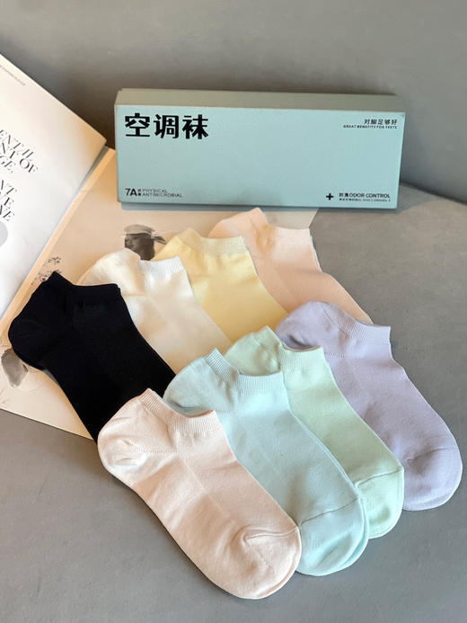 专利防臭7A级高效抗菌町内正品空调网眼船袜 商品图6