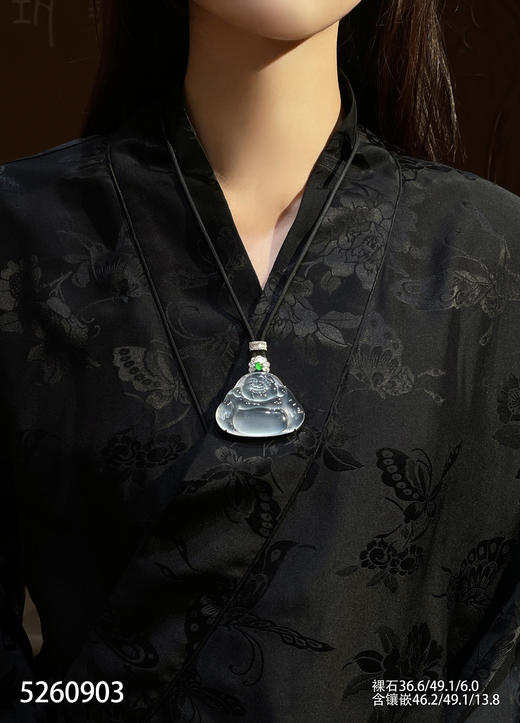 玻璃种佛公吊坠【5260903】具体价格微信咨询 商品图7