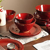 摩登主妇红色餐具碗碟家用2025新款高颜值碗具饭碗菜盘子法式餐盘 商品缩略图0