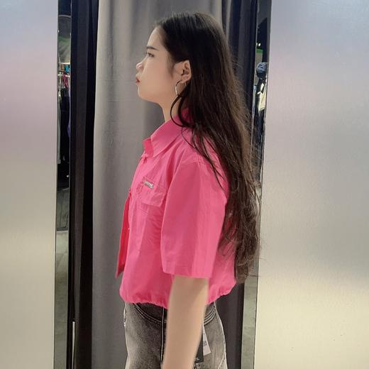 MZ单口袋短款衬衫（红）夏季152020070321 商品图2