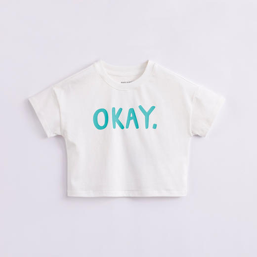 【科技凉感】马克珍妮夏装新款 女童宽松短袖T恤上衣230858 商品图3