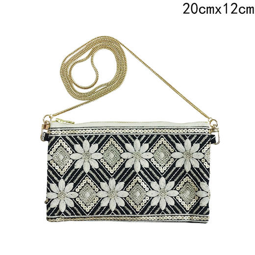 HUJI祤集横版链条斜挎包OrientMarket刺绣系列 商品图1