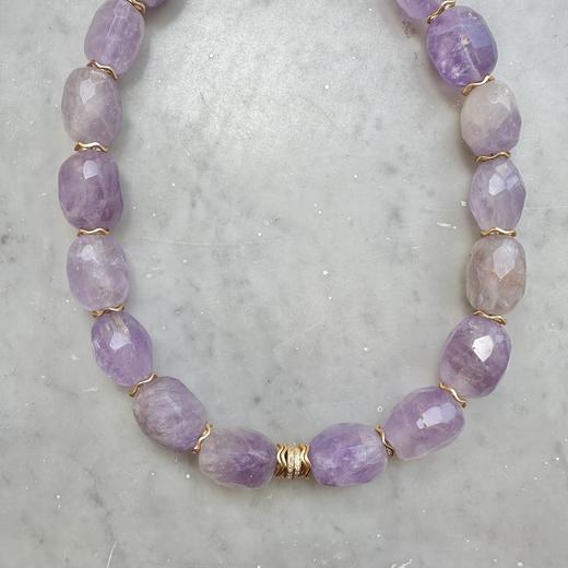 订购6周到｜Bohemian Rhapsodie-VALENE-薰衣草 石英 项链［法国设计师］ 商品图6