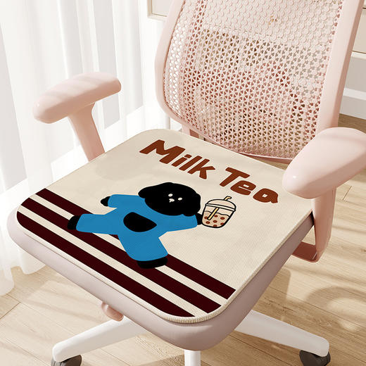 夏季【凉爽冰丝坐垫】办公室学生电脑椅坐垫 卡通风凉爽透气家用沙发垫   商品图9