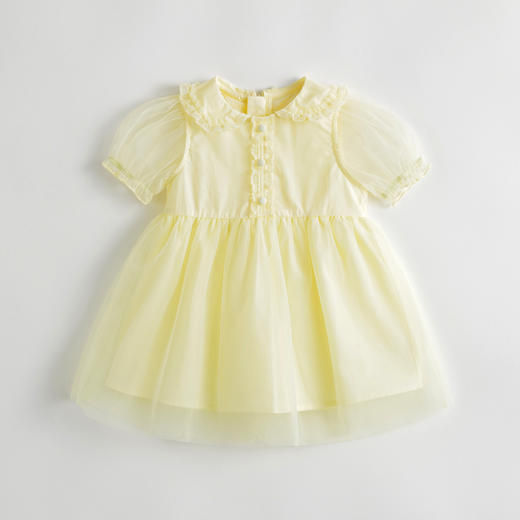 marcjanie马克珍妮新款夏装 女童泡泡袖网纱连衣裙230975 商品图2