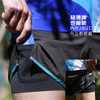 黑钻2.5分轻薄弹平角内衬 腰包侧包运动短裤男黑 商品缩略图1
