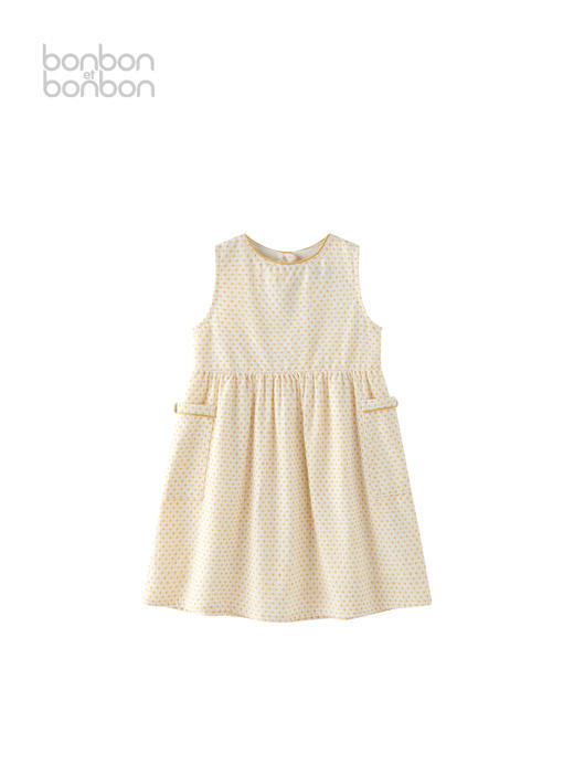 棉麻十字绣肌理连衣裙 商品图1