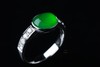 【翠韵】满绿翡翠镶钻戒-JZ12502025M 商品缩略图5