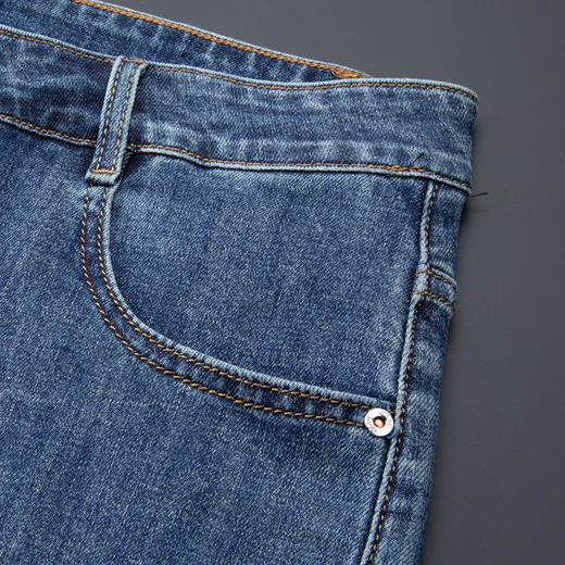 【特大码】【DDA】大依优型大码薄款牛仔裤弹力直筒男宽松大码夏季长裤肥佬300斤 商品图3