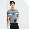 【定位条polo衫】柒牌撞色条纹POLO衫男夏季薄款休闲翻领短袖t恤128T72970 商品缩略图1
