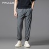PINLI品立2025夏季新款修身纯色束脚裤男士潮流简约百搭休闲长裤GD252117264 商品缩略图6