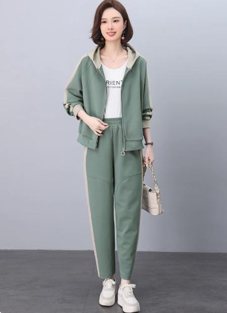 休闲运动服套装，时尚大码卫衣外套两件套LJX-877 商品图3