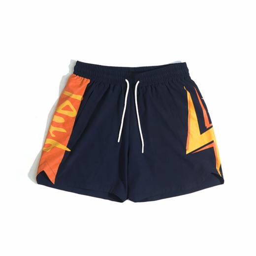 LUSHISI原创[勇士1946]复古主题配色美式篮球四分裤运动训练短裤 商品图5