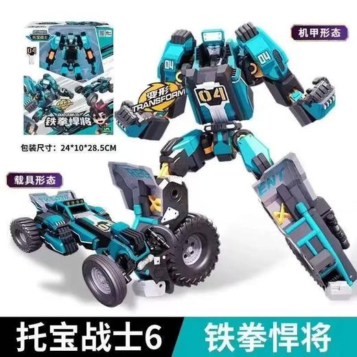 新托宝战士银河侦探第六季赤岩力神变形玩具汽车金刚男孩儿童机器人 商品图3