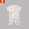 棉果果夏季男童女童防蚊5A抗菌短袖蝴蝶连体衣M201726225234 商品缩略图1
