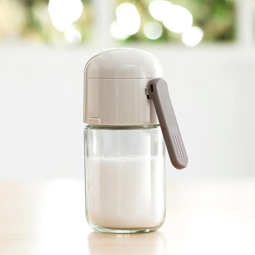 美丽雅调料罐定量调味盒厨房防潮盐瓶密封玻璃收纳盒 180ML*1个装 商品图1