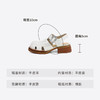 westory夏季法式优雅细高跟凉鞋露趾粗跟鞋凉鞋W24AH57651 商品缩略图7