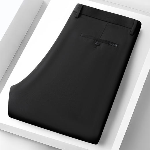 【特大码】【桑蚕丝】【DKP】大依优型大码薄款冰丝商务休闲裤弹力直筒男宽松大码免烫抗皱夏季长裤肥佬300斤 商品图0