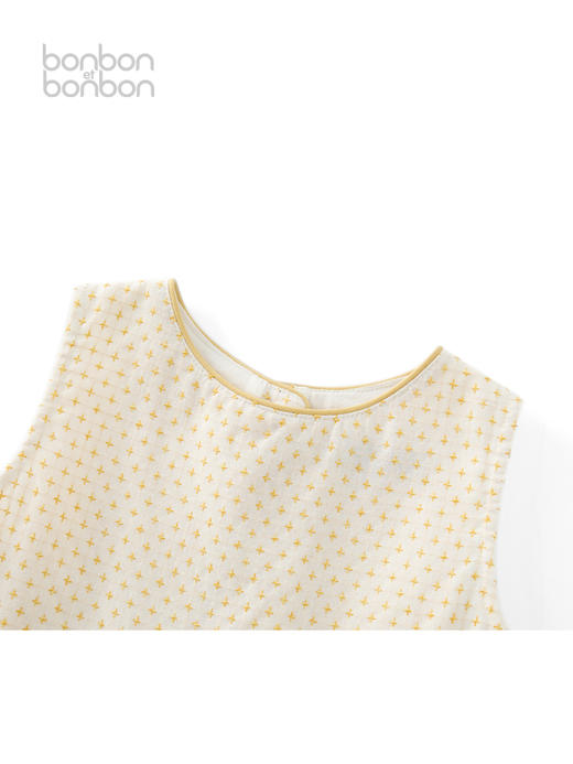 棉麻十字绣肌理连衣裙 商品图2