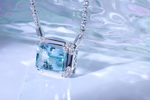 【晴空】海蓝宝项链-CB12406059 商品图1