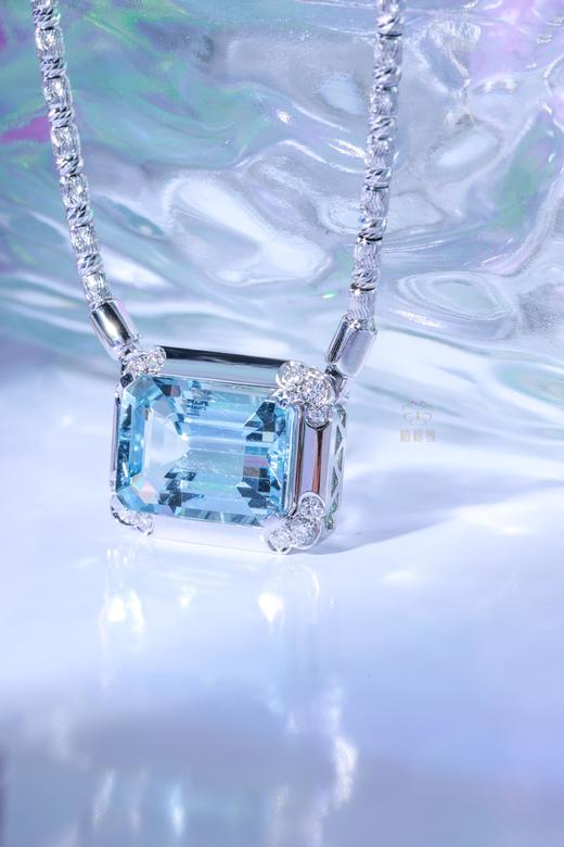 【晴空】海蓝宝项链-CB12406059 商品图6